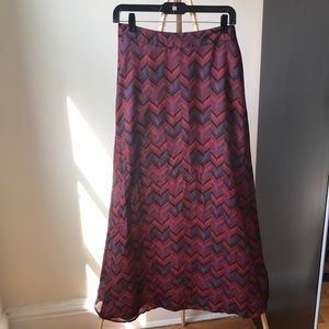 Printed Maxi Skirt